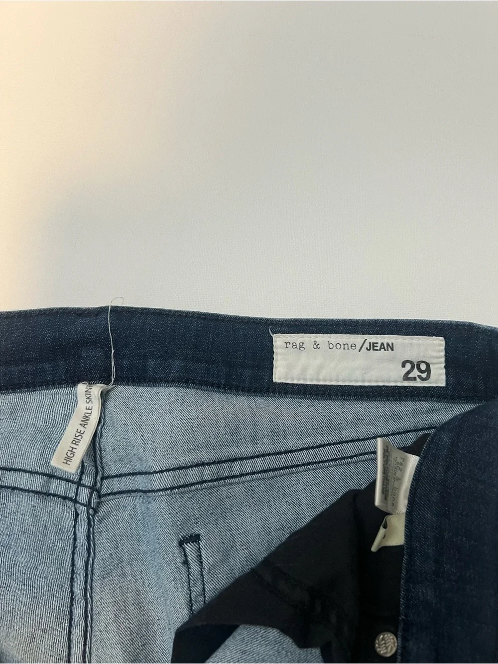 Rag & Bone Women's Dark Indigo Skinny Jeans